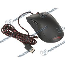 Оптическая мышь Kingston "HyperX Pulsefire FPS" HX-MC001A EE, 5кн.+скр., черно-красный (USB) (ret) [139815]