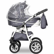 Caretto 2 в 1 Adriano светло-бежевая шоколадная кожа