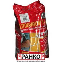 Затирка Litochrom 1-6 C.30 жемчужно-серая 5 кг