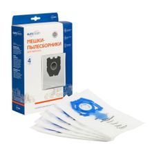 E-54 4 Мешки-пылесборники Euroclean синтетические для пылесоса, 4 шт