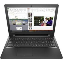 Ноутбук Lenovo IdeaPad 300-15 i5-6200U 4Gb 1Tb AMD Radeon R5 M330 2Gb 15,6 HD DVD(DL) BT Cam 2200мАч Win10 Черный 80Q70019RK