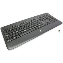 Клавиатура Logitech Wireless Illuminated Keyboard K800  USB   Ergo  104КЛ+4КЛ  М Мед  920-002395