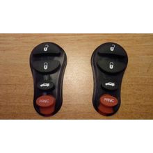 Кнопки для ремоута CHRYSLER, 3 + 1 кнопка паника (kchr013)