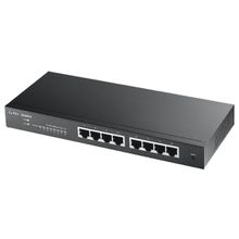 zyxel (zyxel gs1900-8 Интеллектуальный коммутатор gigabit ethernet с 8 разъемами rj-45) gs1900-8-eu0101f