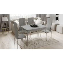 Стол обеденный раздвижной (4 размера) на металлических ножках Гамбург СМ-351.209.001