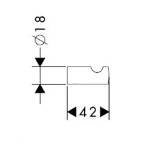 Крючок Hansgrohe PuraVida (41501000)