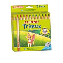 Alpino TrimaX 12 цветов и специальная точилка Alpino (Альпино)