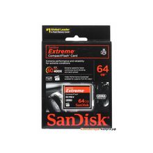 Карта памяти Compact Flash 64Gb SanDisk Extreme
