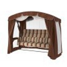 Садовые качели Бригантина Люкс Шоколад