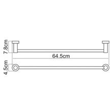WasserKRAFT Штанга для полотенец Donau K-9430
