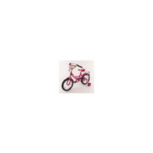 Велосипед 2-х колесный Leader Kids G14BD207, корзина, клаксон, розовый голубой (3-5 лет)