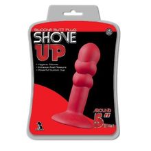 NMC Красная анальная пробка SHOVE UP 5INCH SILICONE BUTT PLUG RED - 12,7 см.