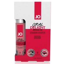 Клубничный лубрикант для оральных ласк System JO Oral Delight Strawberry Sensation 30мл