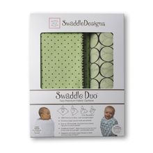 Пеленки Swaddle Duo Lime Modern