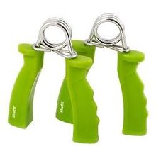 Эспандер кистевой STARFIT ES-301 пружинный, жесткая ручка, зеленый (2шт.)