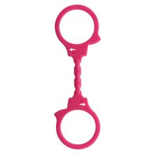 Toy Joy Розовые эластичные наручники STRETCHY FUN CUFFS