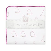 SwaddleDesigns Mama and Baby Chickies розовые