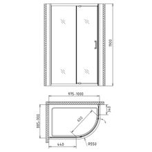 Душевой уголок Gemy Sunny Bay S28192