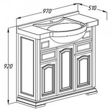 Opadiris Мебель для ванной Риспекто 95 нагал