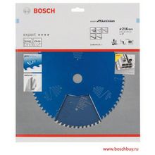 Bosch Пильный диск Expert for Aluminium 216x30x2.6 1.8x64T по алюминию (2608644110 , 2.608.644.110)