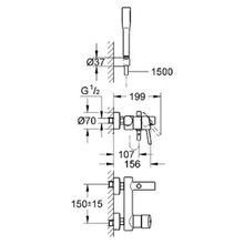 Смеситель Grohe Concetto 32212001 для ванны с душем