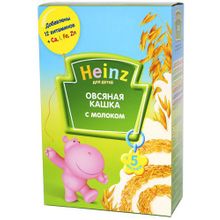 Каша Хайнц (Heinz) Овсяная с молоком 250г с 5 мес.