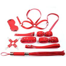 Красный набор БДСМ-девайсов Bandage Kits (167051)
