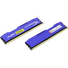 Модуль памяти   Kingston HyperX Fury   HX313C9FK2 8   DDR3 DIMM 8Gb KIT 2*4Gb   PC3-10600  CL9