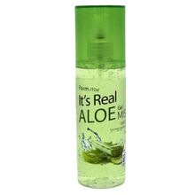 FarmStay Its Real Aloe Gel Mist Гель-спрей для лица с экстрактом алоэ, 120 мл
