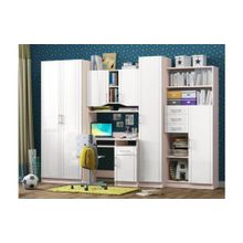 Регион 58 Детская стенка Юниор МДФ, белый глянец