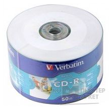 Verbatim Диски CD-R 80min, 700mb, 52x Shrink 50 Ink Print 43794