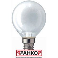 Лампа накал. Philips Krypton P45 40W E14 White (миньон) шарик криптоновый белый