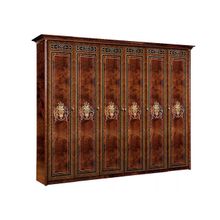 Ярцево Шкаф 6-ти ств. для платья и белья (без зеркал) Карина-3 К3Ш2 6(1) орех ID - 313137