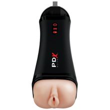 Pipedream Вибромастурбатор-вагина с голосовым откликом Talk Back Super Stroker