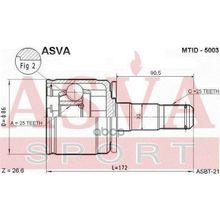 Шрус Внутренний | Лев | ASVA арт. MTID5003