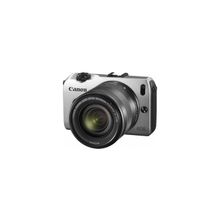 Canon Фотоаппарат Canon EOS M Серебристый 18-55 IS STM  90EX EUR