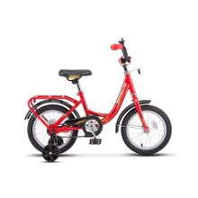 Детский велосипед STELS Flyte 14 Z011 черный красный 9,5" рама