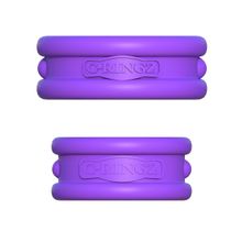 Pipedream Набор из двух фиолетовых эрекцонных колец Max Width Silicone Rings (фиолетовый)