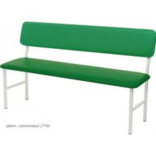 Банкетка медицинская со спинкой МД БС