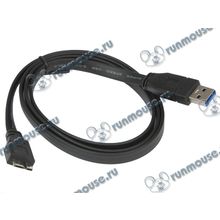 Кабель USB3.0 соединительный USB A-microB ORIENT "MU-310F" (1.0м) (ret) [138257]