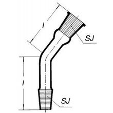 Переходник с углом 135°, 29 32- 29 32 Simax (Кат. № 8137 632 441 515 080)