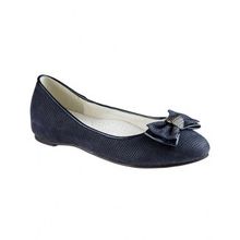 Adagio для девочки синие на каблучке декорированные бантиком