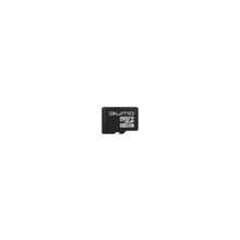 Micro SecureDigital 16Gb QUMO (QM16GCR-MSD10-FD-ORG) CL10 + USB картридер FUNDROID Orange