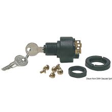 Osculati Starting key w pressure starter 6 terminals, 52.965.01
