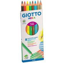 Карандаши GIOTTO 225400 Утолщенные 8 цв
