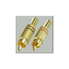 Разъем RCA (папа) металл Premier 1-208