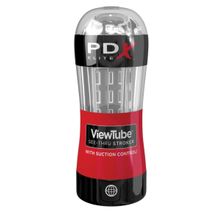 Pipedream Прозрачный мастурбатор в тубе PDX Elite ViewTube See-Thru Stroker (прозрачный)