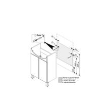 Triton Мебель для ванной Диана 50  R дверцы