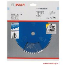 Bosch Пильный диск Expert for Aluminium 165x30x2.6 1.6x52T по алюминию (2608644096 , 2.608.644.096)