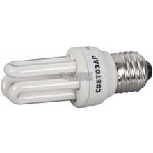 Энергосберегающая лампа СВЕТОЗАР  SV-44432-09 "Стержень-3U", E27, теплый белый свет (2700 К)